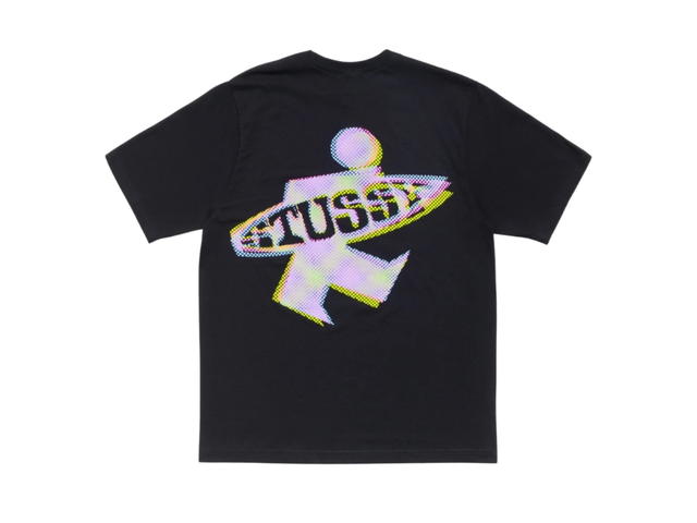 Stussy Stussy Dot Surf Puff Print Tee Black - view 1