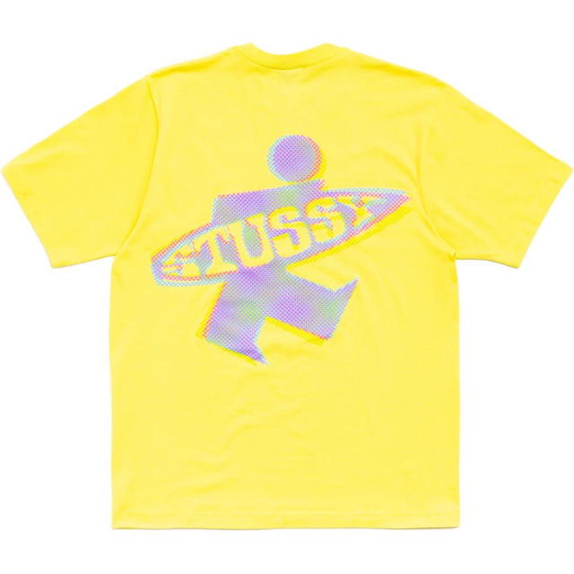 Stussy Stussy DOT SURF PUFF PRINT TEE - Lemon - view 1