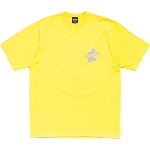 Stussy Stussy DOT SURF PUFF PRINT TEE - Lemon - view 2