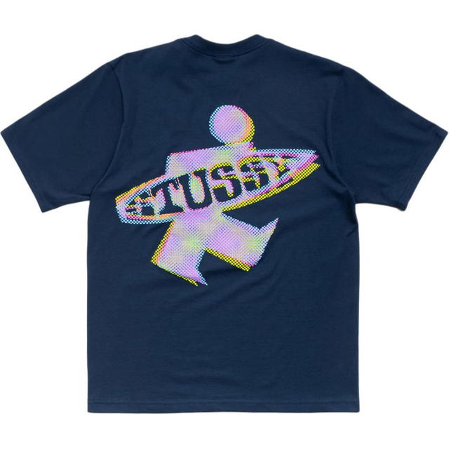 Stussy Stussy DOT SURF PUFF PRINT TEE - Marine Blue - view 1