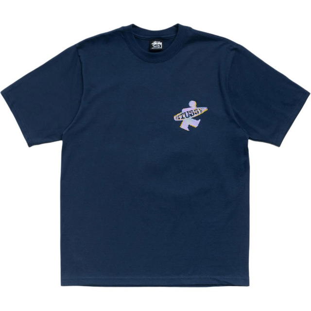 Stussy Stussy DOT SURF PUFF PRINT TEE - Marine Blue - view 2