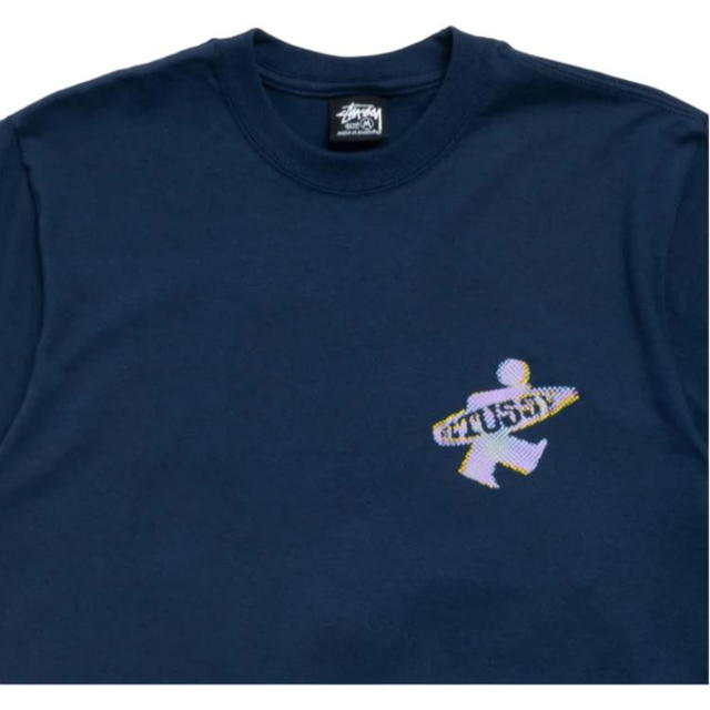 Stussy Stussy DOT SURF PUFF PRINT TEE - Marine Blue - view 3