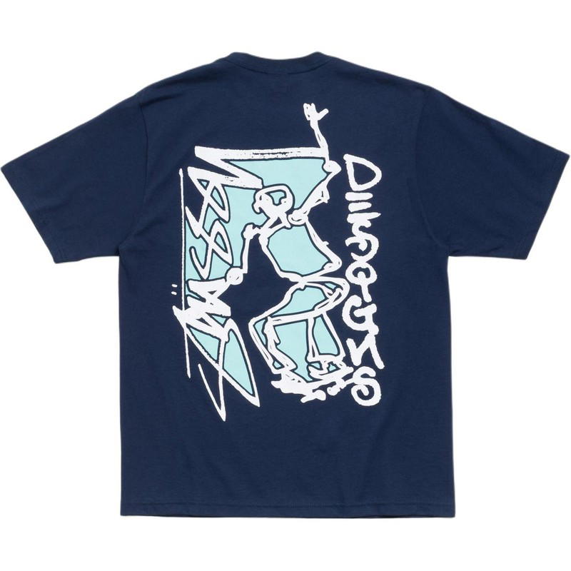 Stussy Stussy Smooth SK8 Tee - Marine