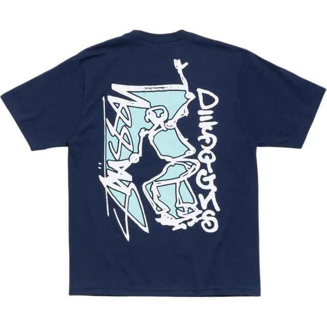 Stussy Stussy Smooth SK8 Tee - Marine - view 1
