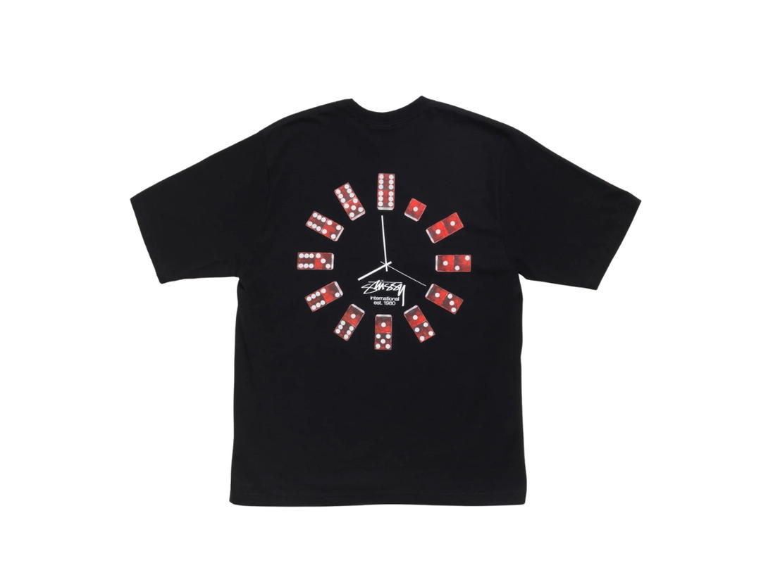 Stussy Stussy Dice Clock Tee Black