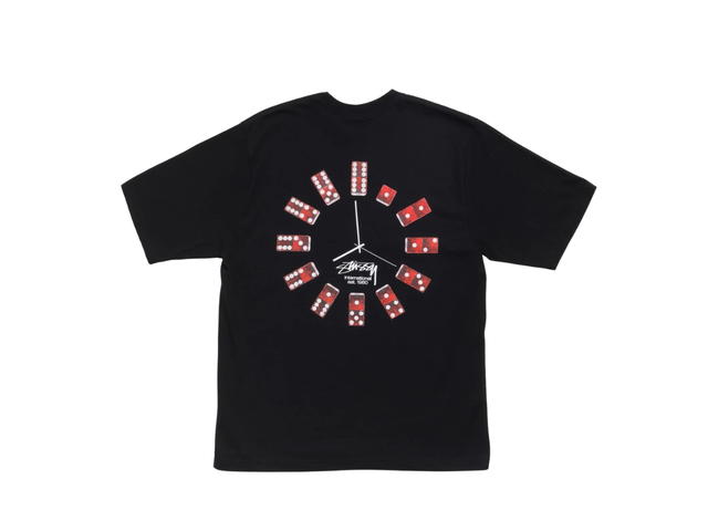 Stussy Stussy Dice Clock Tee Black - view 1