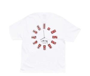 Buy Stussy Dice Clock T-Shirt White at Sasom – Authentic and Ready to Ship