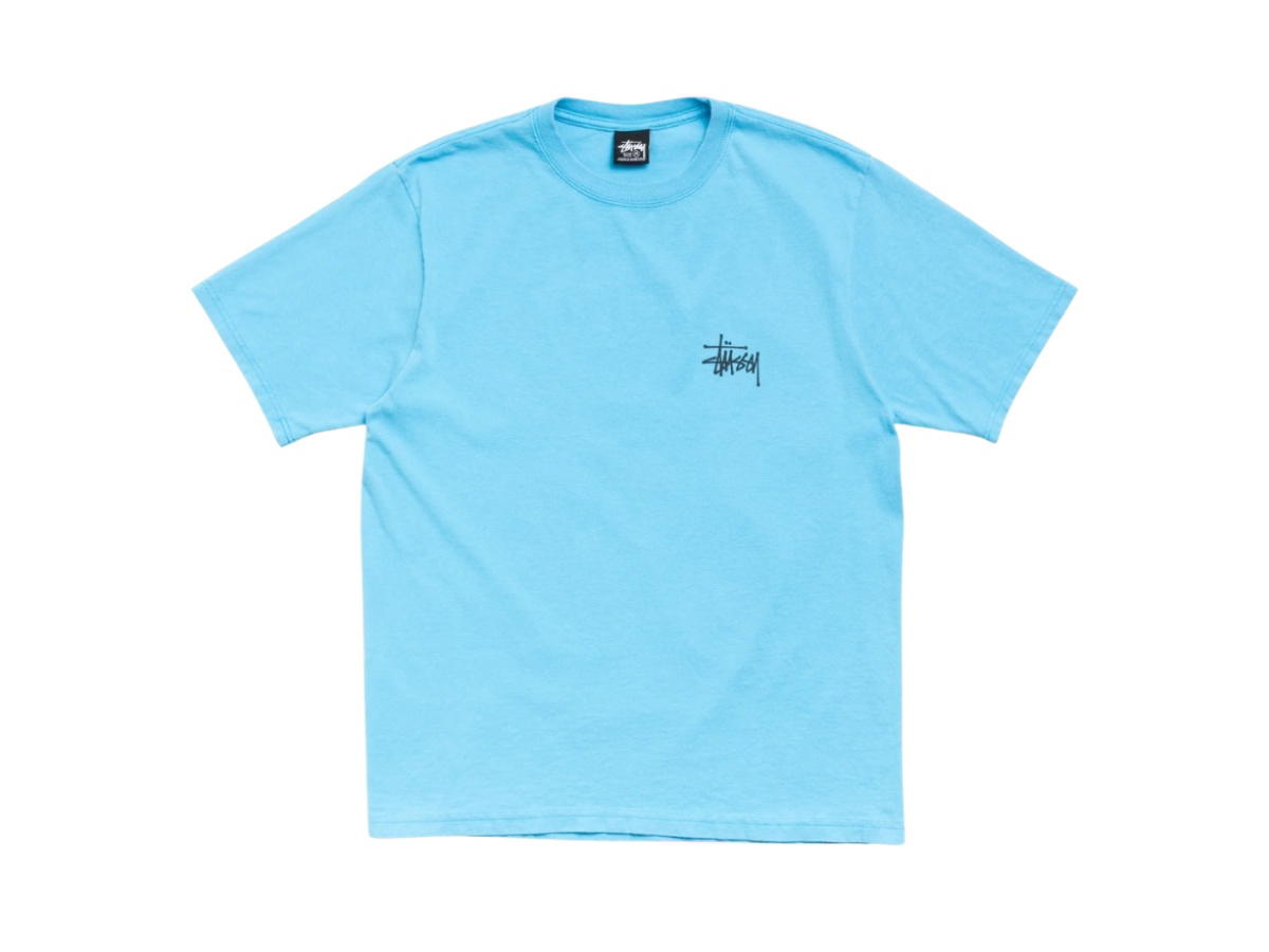 Stussy Stussy Big Dog Stone Washed Tee Sky Blue