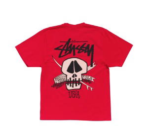 Buy Stussy Fresh Foils Tee Red at Sasom – Authentic and Ready to Ship