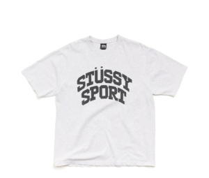 Buy Stüssy Block Sport Tee Ash Heather at Sasom – Authentic and Ready to Ship