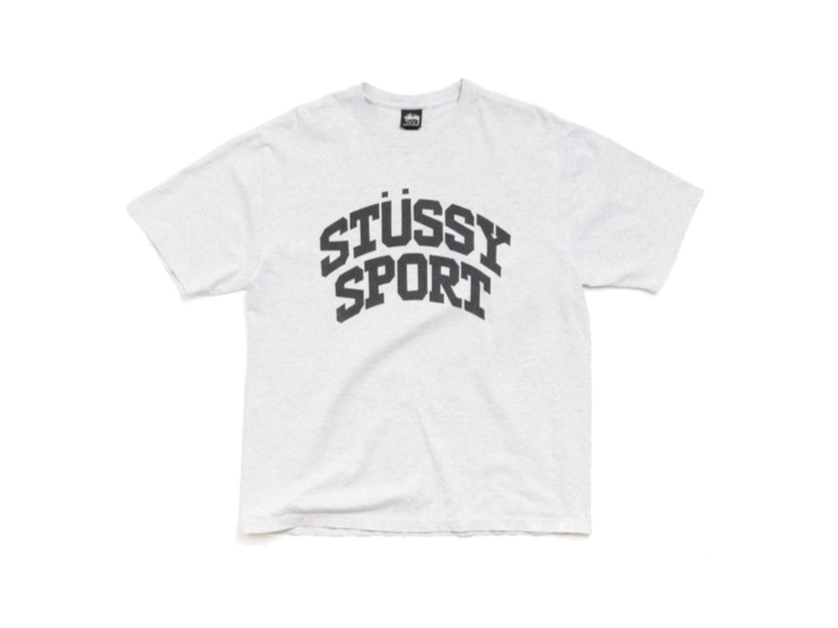 Stussy Stüssy Block Sport Tee Ash Heather