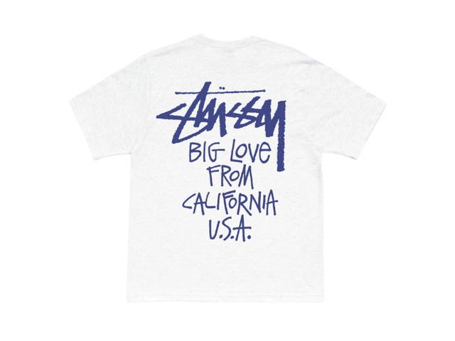 Stussy Stussy Big Love Tee Ash Heather - view 1