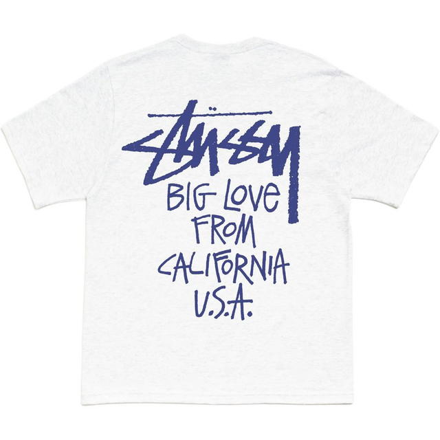 Stussy Stussy Big Love Tee - Gray - view 1