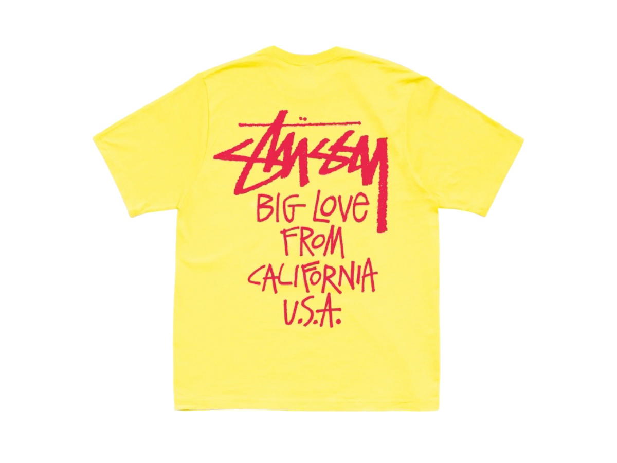 Stussy Stussy Big Love Tee Lemon