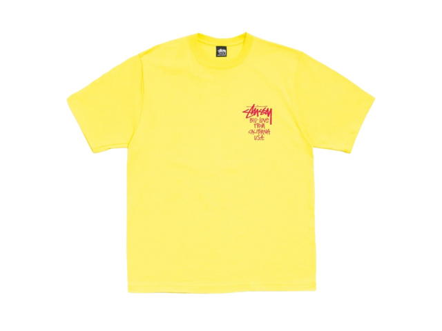 Stussy Stussy Big Love Tee Lemon - view 2