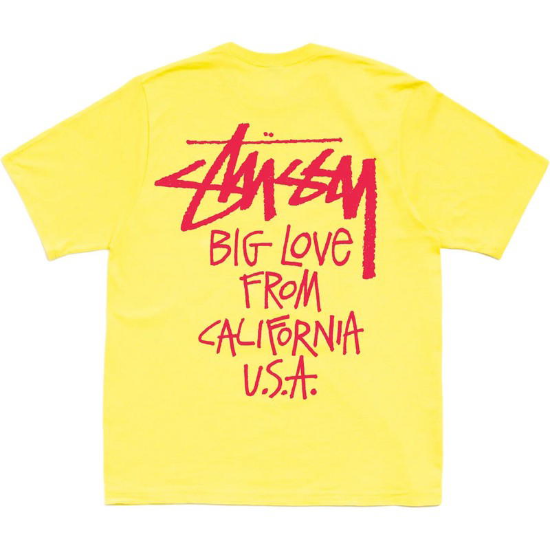 Stussy Stussy Big Love Tee - Lemon