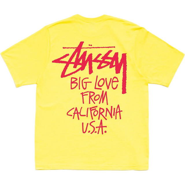 Stussy Stussy Big Love Tee - Lemon - view 1