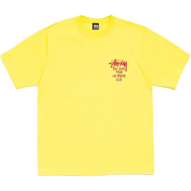 Stussy Stussy Big Love Tee - Lemon - view 2