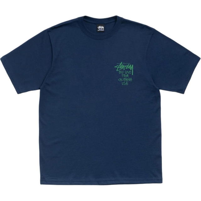 Stussy Stussy Big Love Tee - Marine Blue - view 2