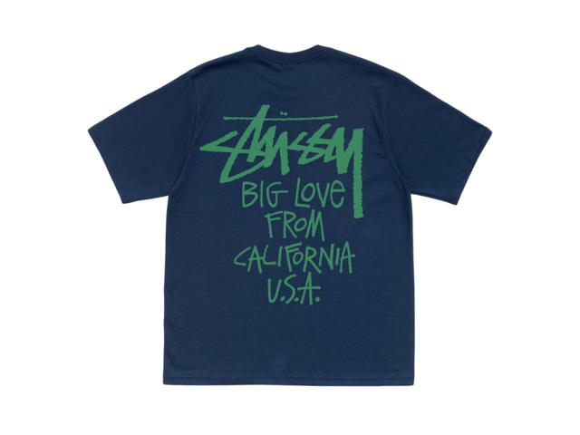 Stussy Stussy Big Love Tee Navy - view 1