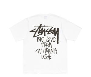 Buy Stussy Big Love Tee White at Sasom – Authentic and Ready to Ship