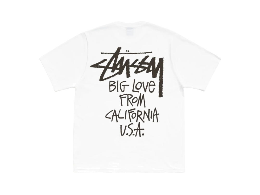 Stussy Stussy Big Love Tee White