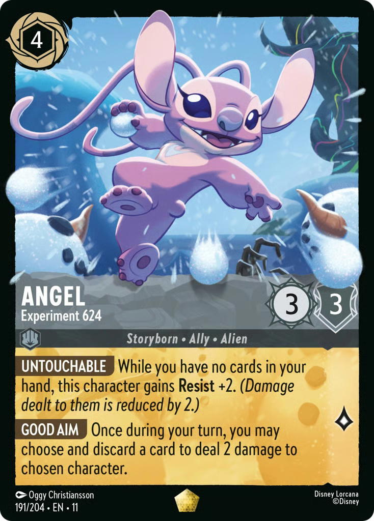 Disney Lorcana Disney Lorcana Angel Experiment 624 L [191/204] Winterspell [Foil] (EN)