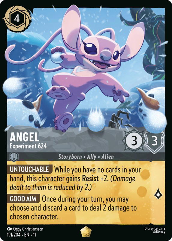 Disney Lorcana Disney Lorcana Angel Experiment 624 L [191/204] Winterspell (EN)