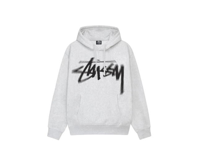 Stussy Stussy Dizzy Stock Hoodie Ash Heather - view 1