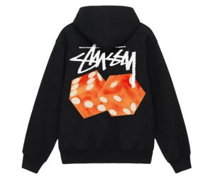 Buy Stussy Dice Out Hoodie Black at Sasom – Authentic and Ready to Ship