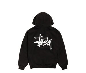 Buy Stussy Basic Hoodie Black at Sasom – Authentic and Ready to Ship