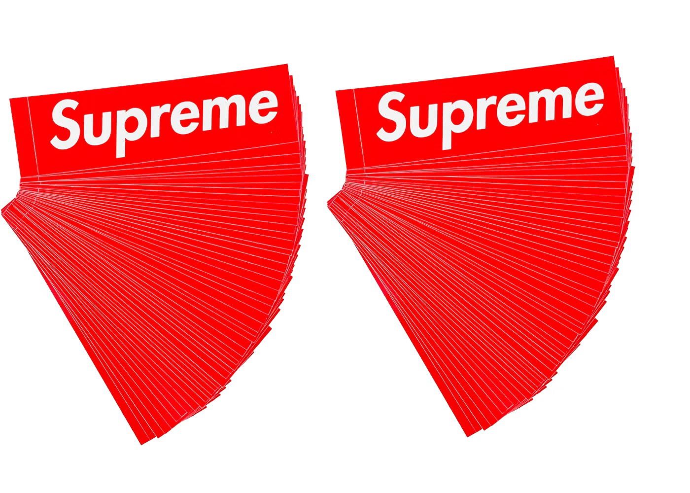 Supreme Supreme Red Box Logo 100x Sticker Lot