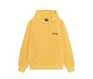 Buy Stussy Modern Age Hoodie Pigment Dyed Yellow at Sasom – Authentic and Ready to Ship