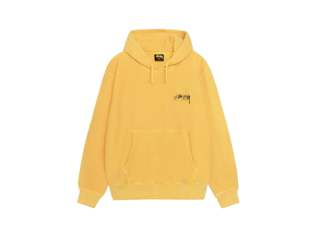 Stussy Stussy Modern Age Hoodie Pigment Dyed Yellow