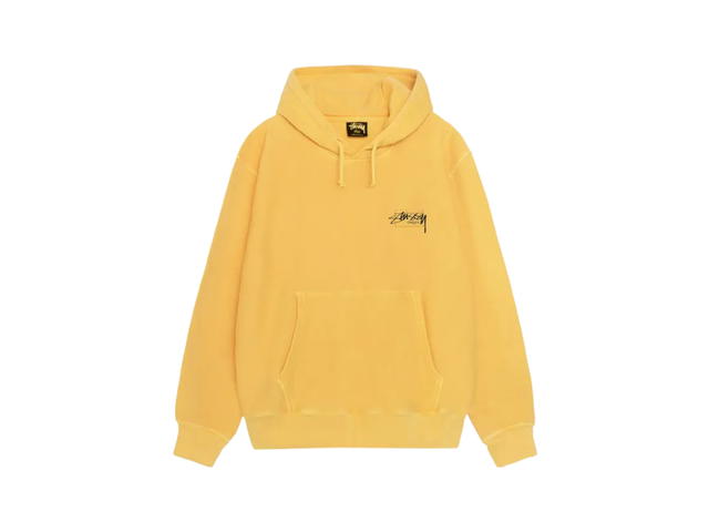 Stussy Stussy Modern Age Hoodie Pigment Dyed Yellow - view 1