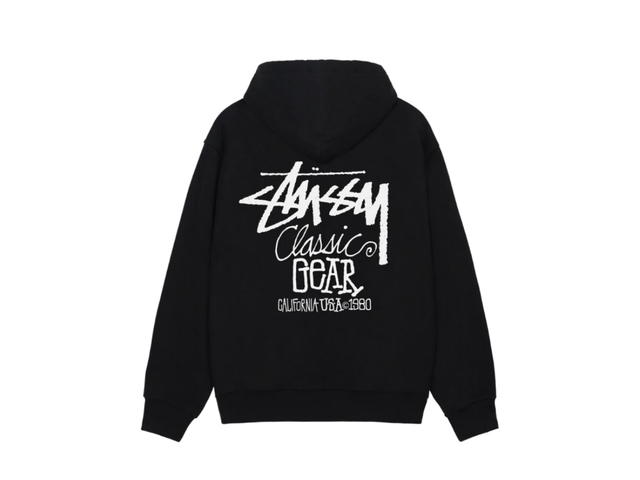 Stussy Stussy Classic Gear Hoodie Black - view 2