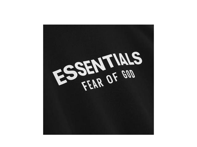 Fear of God Fear of God Essentials Classic Fit Fleece Hoodie Jet Black - view 3