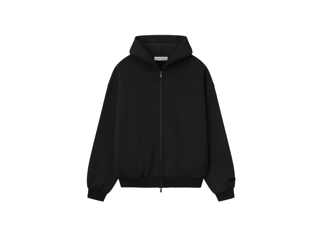 Fear of God Fear of God Embossed Classic Fleece Zip-Up Hoodie Vintage Black