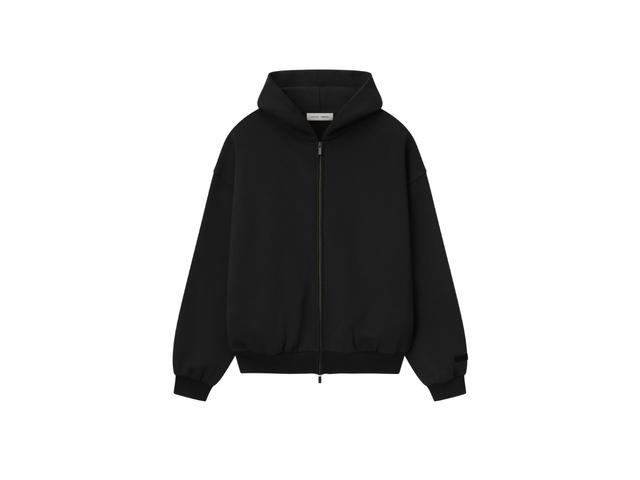 Fear of God Fear of God Embossed Classic Fleece Zip-Up Hoodie Vintage Black - view 1
