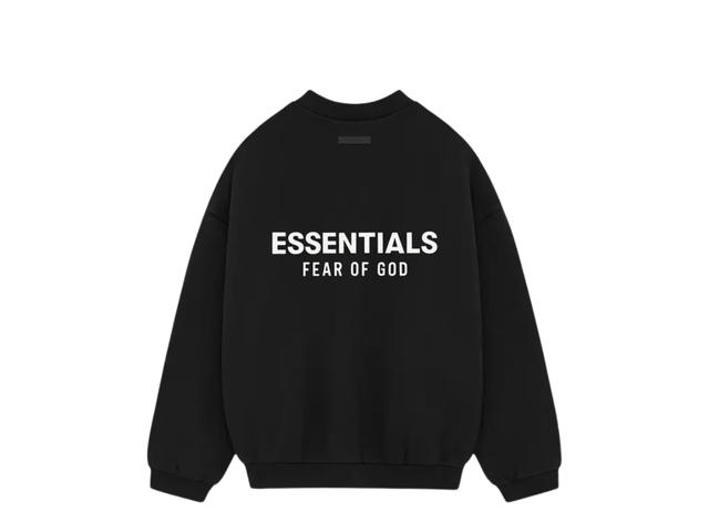 Fear of God Fear of God Essentials Fleece Crewneck II Black - view 2