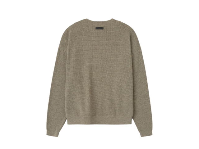 Fear of God Fear of God Waffle Crewneck 90s Sweater Homestead Heather - view 2