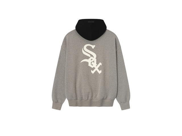 Fear of God Fear of God White Sox Sport Hoodie Concrete Heather Black - view 2