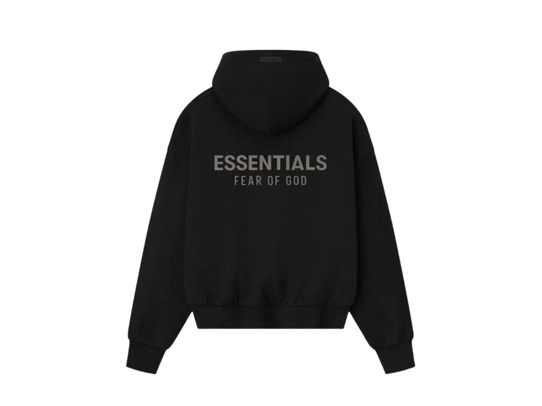 Fear of God Fear of God Essentials Classic Fleece Hoodie Jet Black