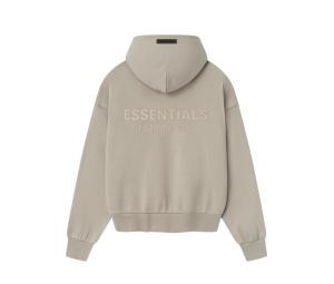 Buy Fear of God Essentials Classic Fleece Hoodie Timber (SS25) at Sasom – Authentic and Ready to Ship