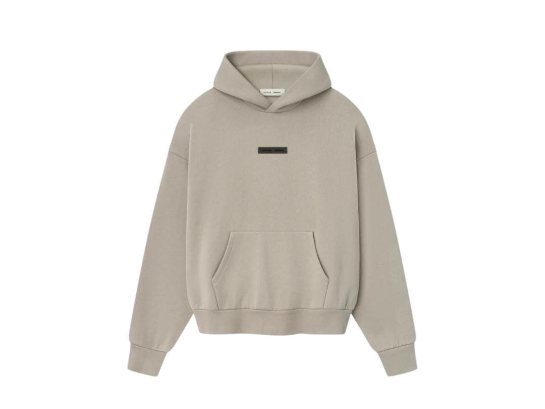 Fear of God Fear of God Essentials Classic Fleece Hoodie Timber (SS25)