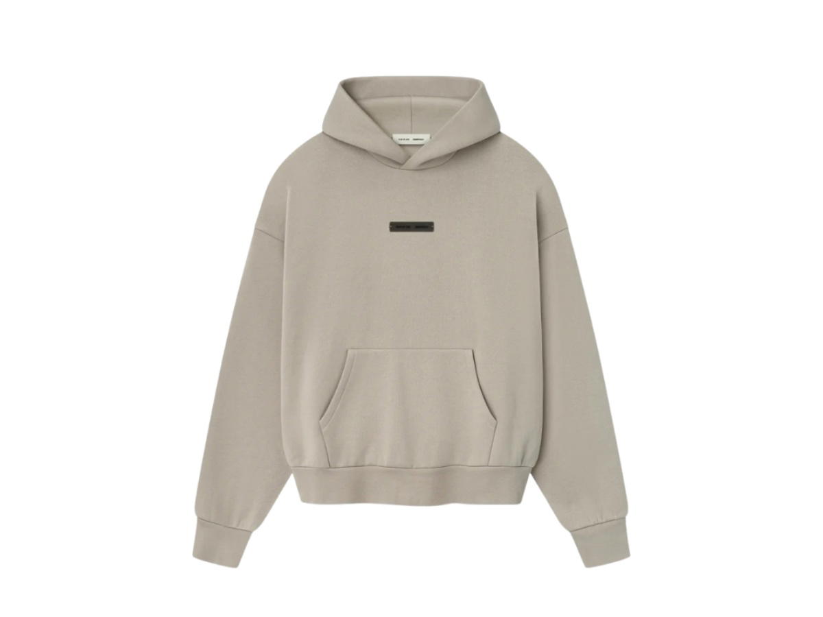 Fear of God Fear of God Essentials Classic Fleece Hoodie Timber (SS25)