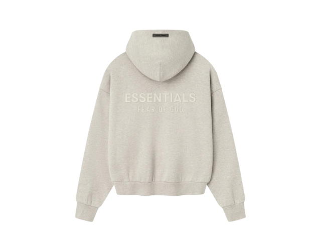 Fear of God Fear of God Essentials Classic Fleece Hoodie Heather Stone (SS25) - view 2