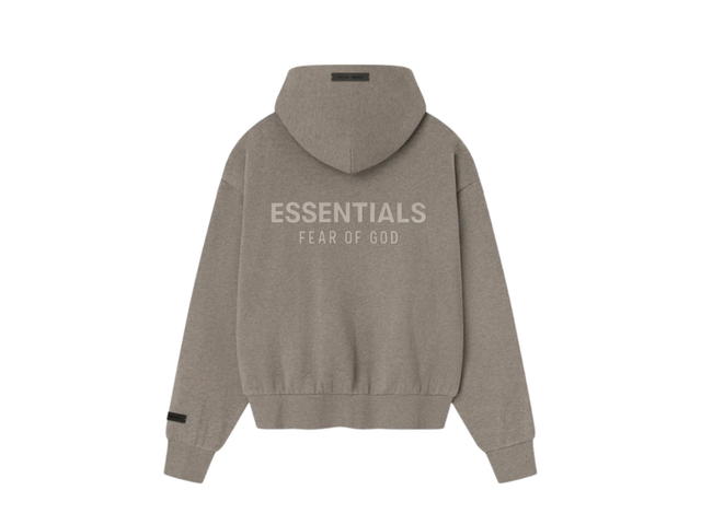 Fear of God Fear of God Essentials Classic Fleece Zip-Up Hoodie Homestead Heather (SS25) - view 2
