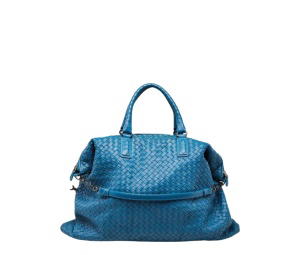 Buy Bottega Veneta Intrecciato Woven Nappa Leather Large Convertible Tote Bag Cobalt Blue at Sasom – Authentic and Ready to Ship