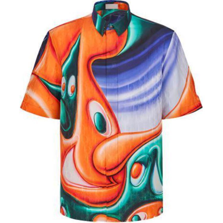 Dior Dior x Kenny Scharf Shirt Men's Multicolor